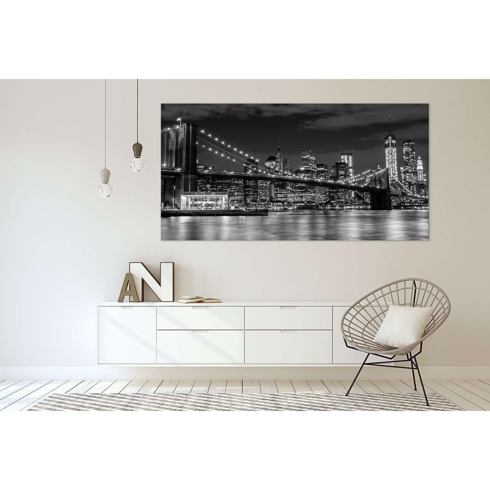 Lienzo del puente de Brooklyn listo para colgar sin enmarcar 3