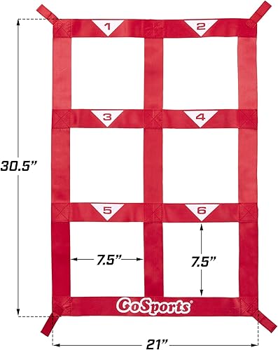 Miniatura 4 de GoSports Kit de lanzamiento de béisbol y sóftbol - Practica entrenamiento de precisión con Strike Zone y bateador ficticio XTRAMAN