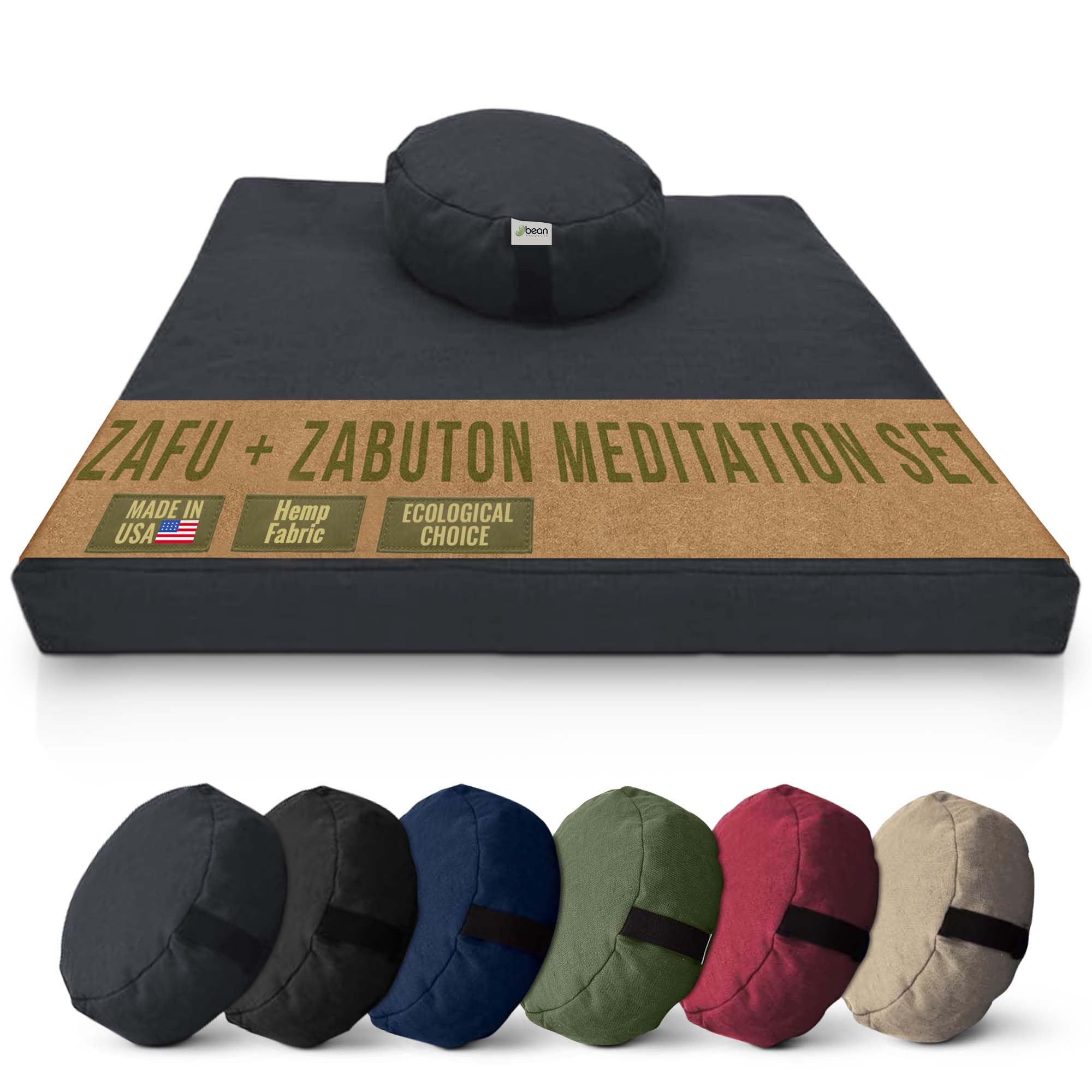 Bean Products Hemp Zafu Set