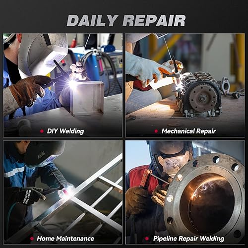 Miniatura 5 de ARCCAPTAIN DC 5 en 1 soldador TIG con pulso, soldador multiproceso de 200Amp con HF TIGelevación TIGpulso TIGpunto TIG y palo, máquina de soldadura