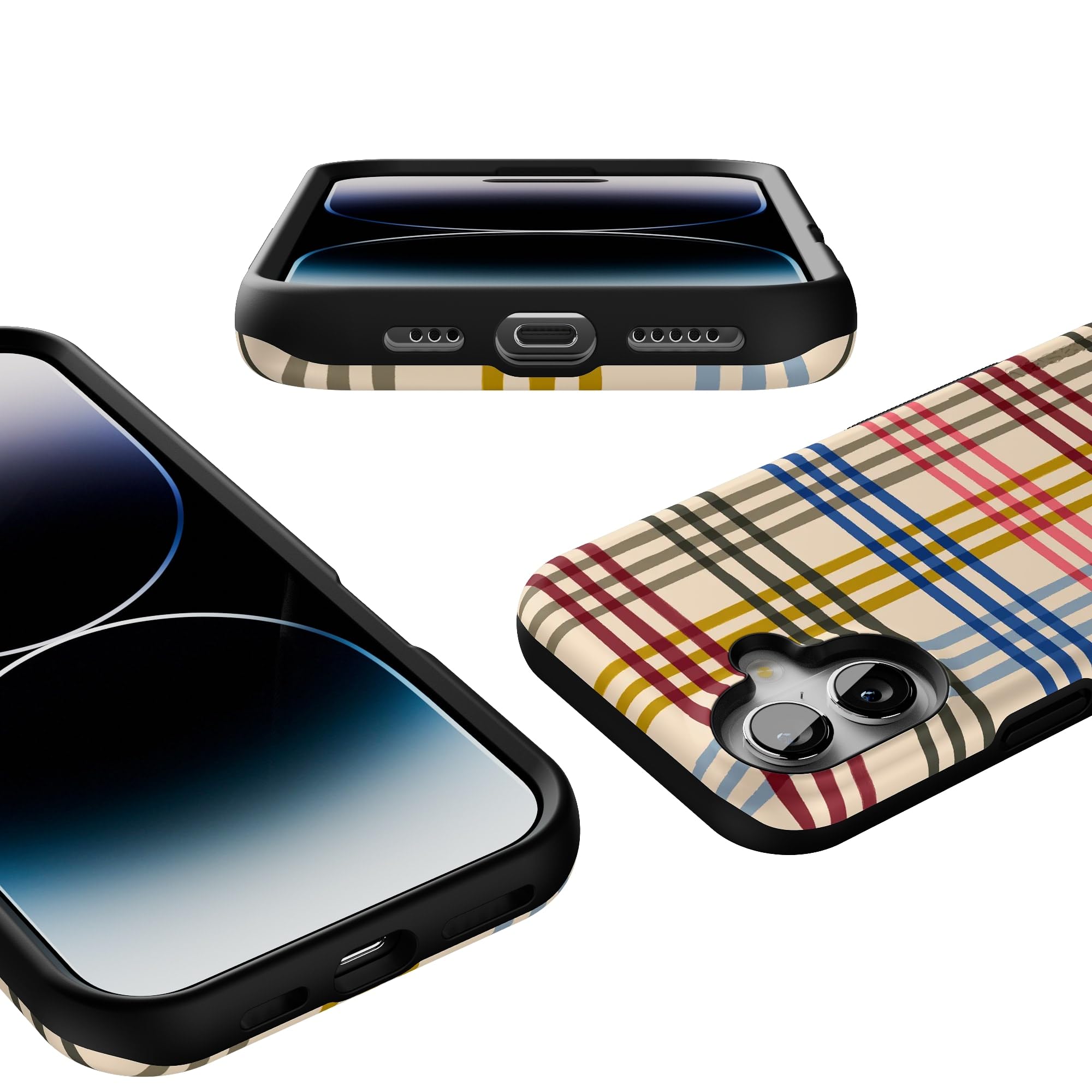 Holiday Phone Case - Red Plaid