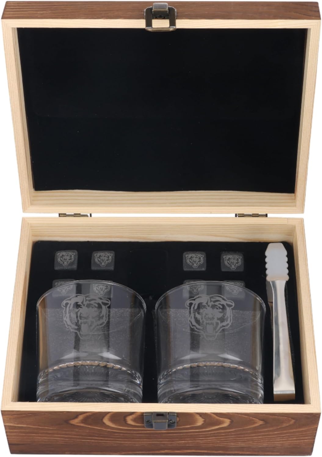 The Memory Company | Licensed NFL Giftable Team Glass Set with Cubes