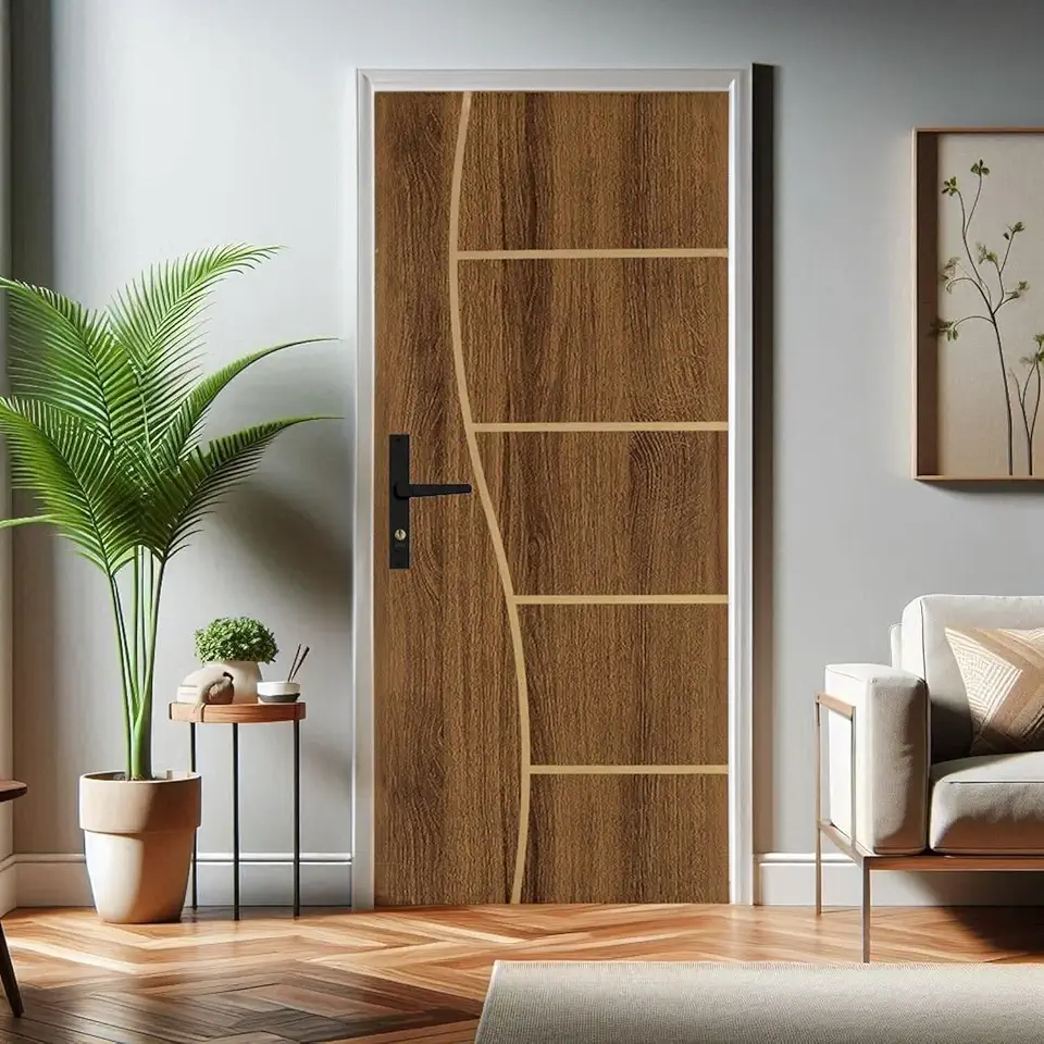 Folha de Porta de Madeira 210x80cm Duraplac Marrom