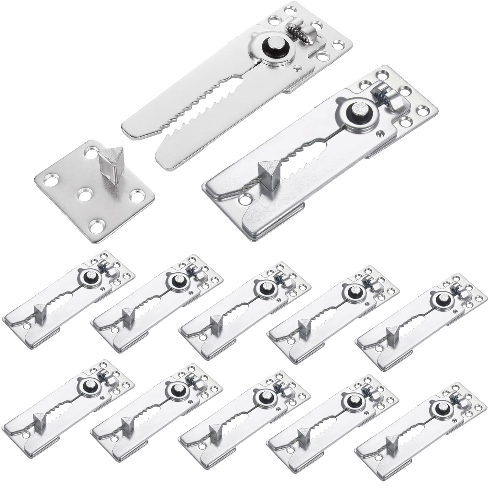 JMIATRY 10 Packs Sectional Couch Connectors with Screws Couch Connector to Make Sectional Stay Sectionals Connectors Sofa Connector