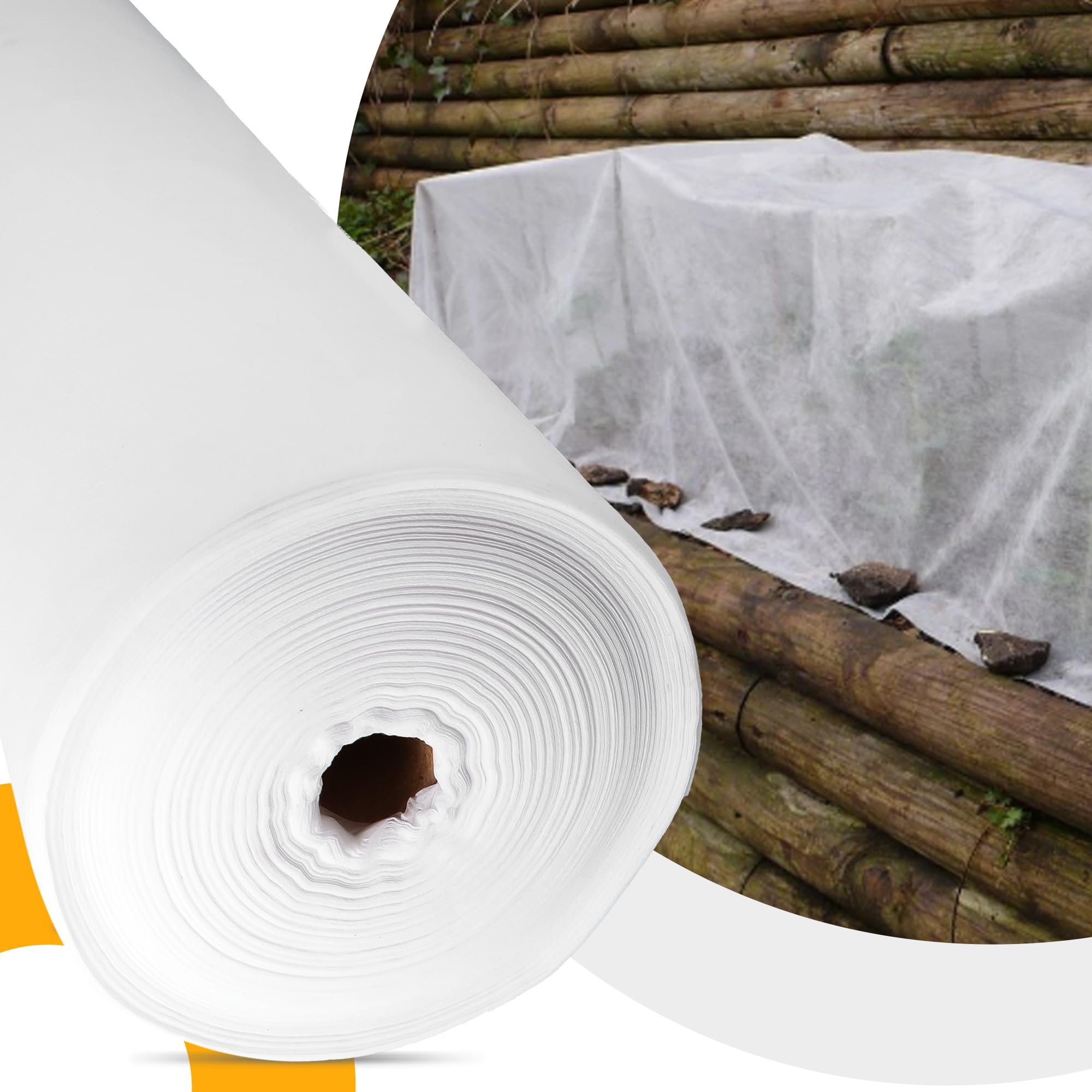 Instalguru Gartenvlies Pflanzenschutz Winter Frühling 3,2 x 100m Wintervlies Frühbeetvlies für Pflanzen 30g Weiß Abdeckvlies Ernteschutz Wachstumsvlies Schutz Vlies UV Abdeckung von Gemüsebeeten