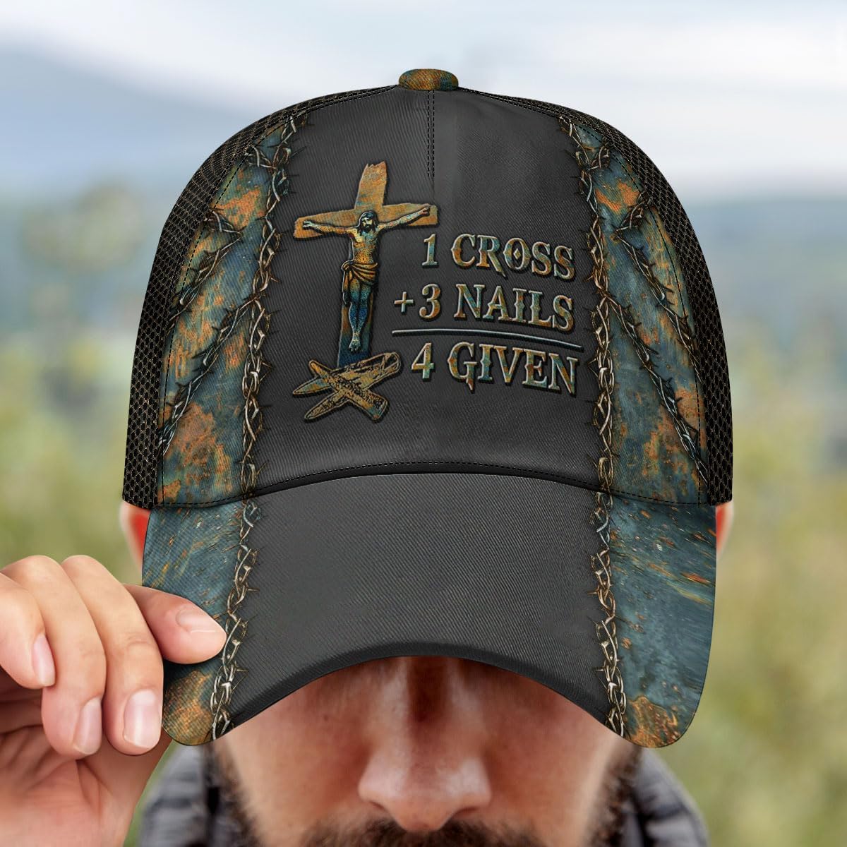 Jesuspirit - Christian Gifts for Men - Man Armor of God Classic Cap - Gift for Dad On Fathers Day, Man of God Classic Cap