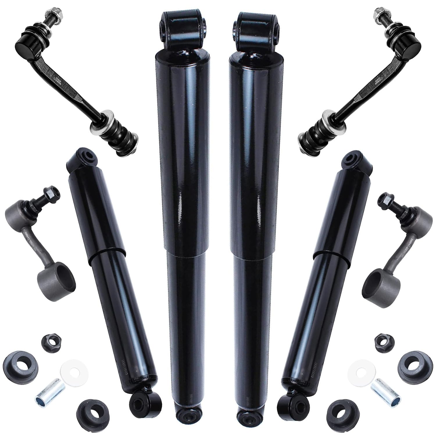 Detroit Axle - Shock Absorbers Kit for 2004-2009 Durango Chrysler Aspen