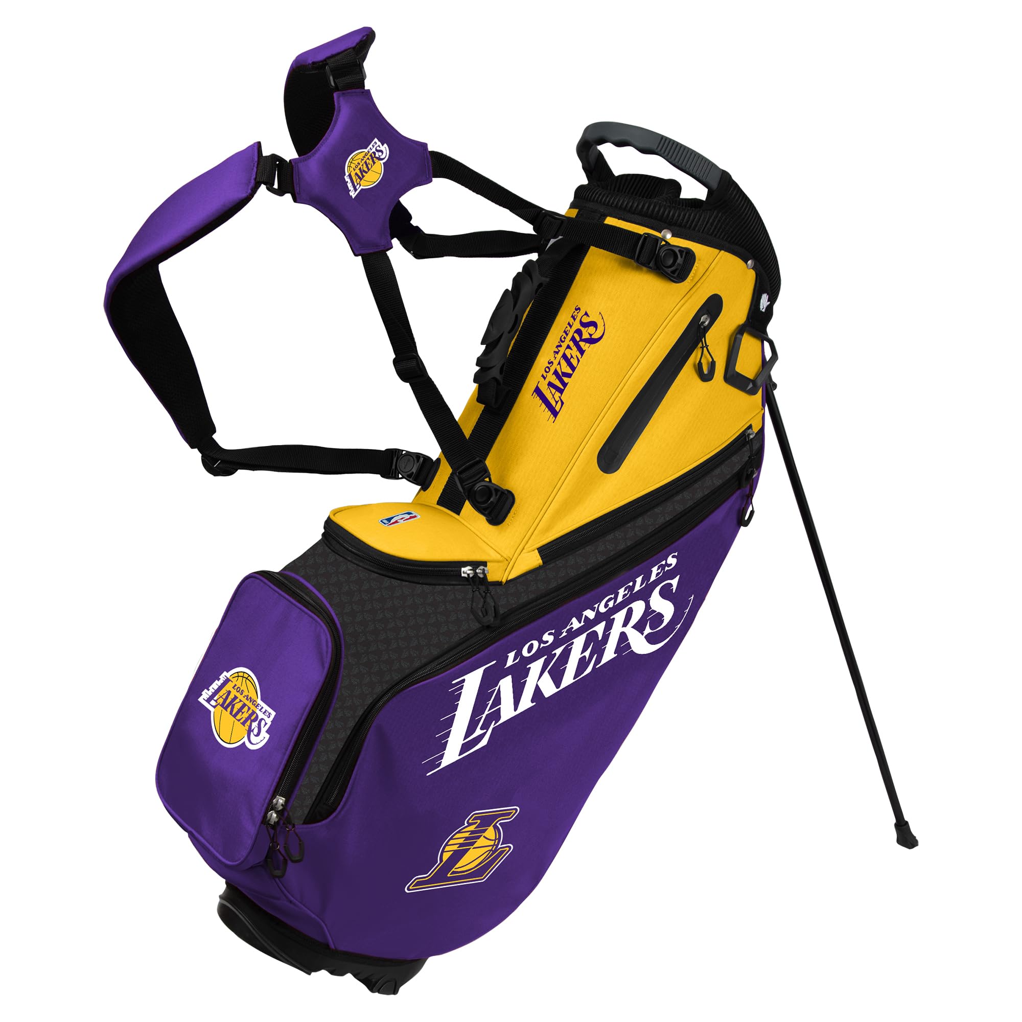 Team Effort Back Nine Stand Bag NBA Los Angeles Lakers