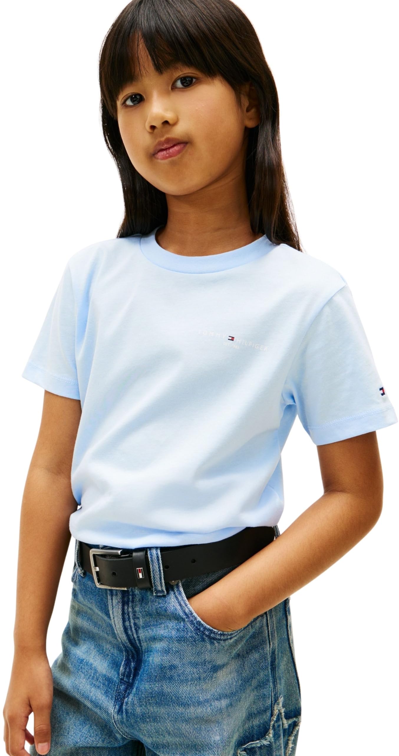Tommy Hilfiger Mini Corp T-Shirt Ks0ks00661 T-Shirts Mixte Enfant (Lot de 1)