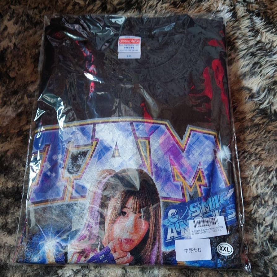 スターダム　中野たむ選手　ラップTシャツ Amazon.co.jp: スターダム 女子プロレス 中野たむ選手 ラップT