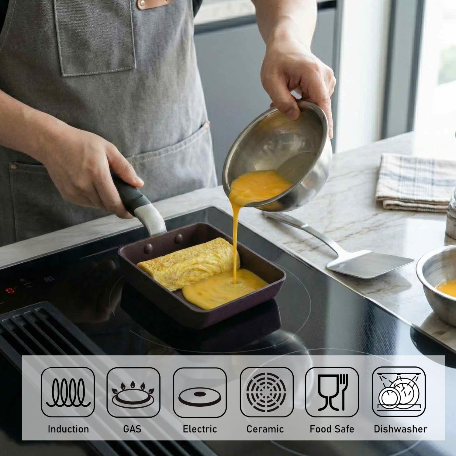 Amazon.com: TECHEF - Tamagoyaki Japanese Omelette Pan/Egg Pan