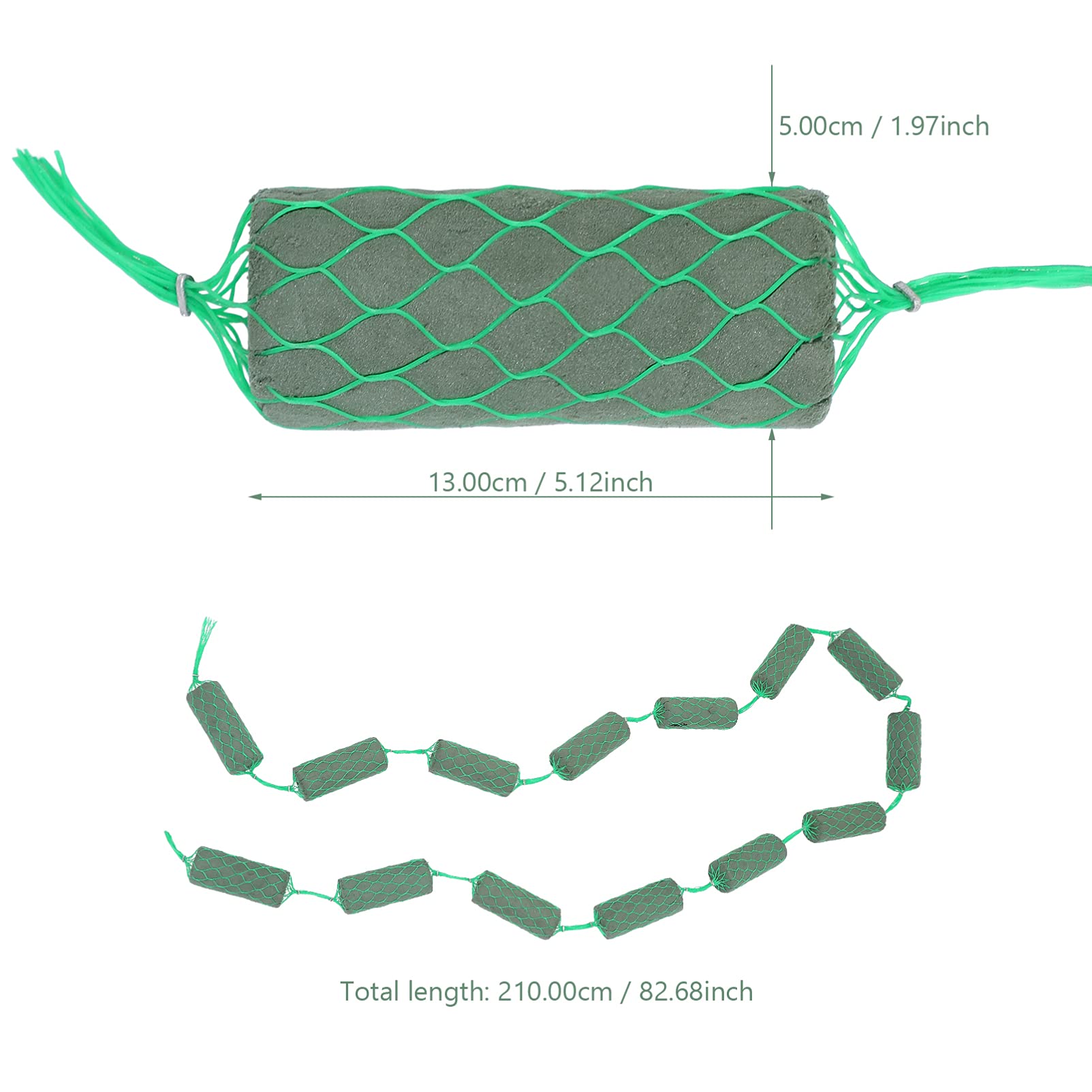 Buy FAVOMOTO 1 Bunch Floral Wet Foam Garland Floral Foam Netted Garland