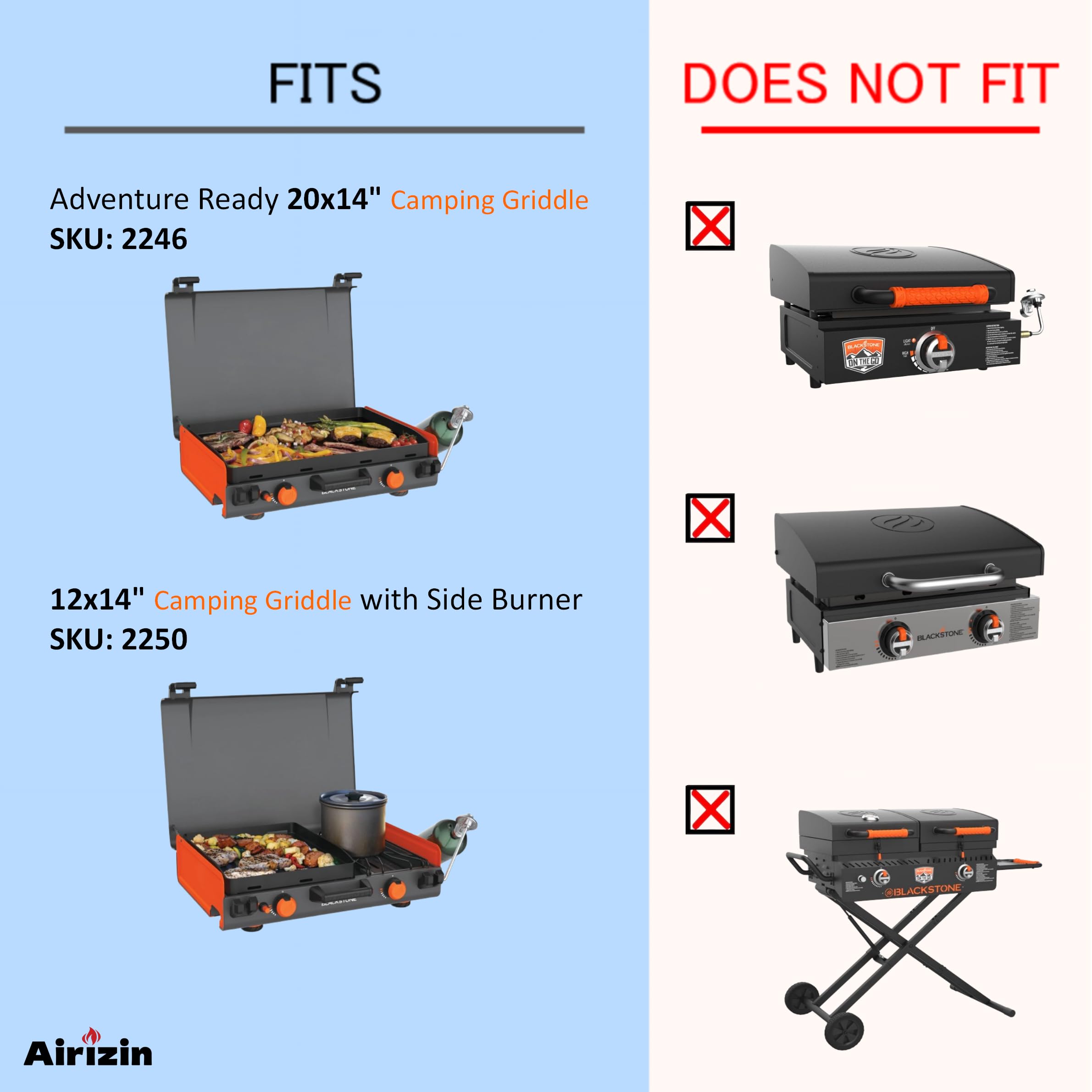 Airizin Griddle Handle Replacement for Blackstone Adventure Ready
