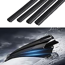 4PCS Wiper Blade Refill, Universal Car Accessories, 26" Adjustable Size of Universal Replacement Windshield Wiper Refill Replacement for Front & Rear Windshield Wiper Baldes Rubber Strip (26Inch)