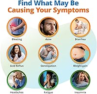 Vista 2 de Kit de prueba de intolerancia alimentaria y sensibilidad ambiental de 5Strands para adultos y niños, 950 artículos probados, kit de prueba