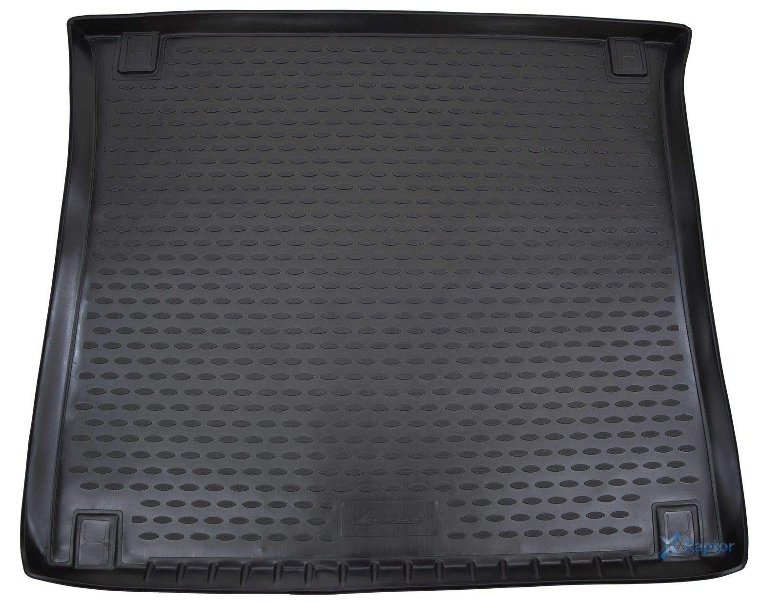 J&J AUTOMOTIVE Tapis de Coffre en Caoutchouc Premium Jeep Grand Cherokee 2010-2021, Ajustement Spécifique, Bord Haut, Noir, Antidérapant, Inodore