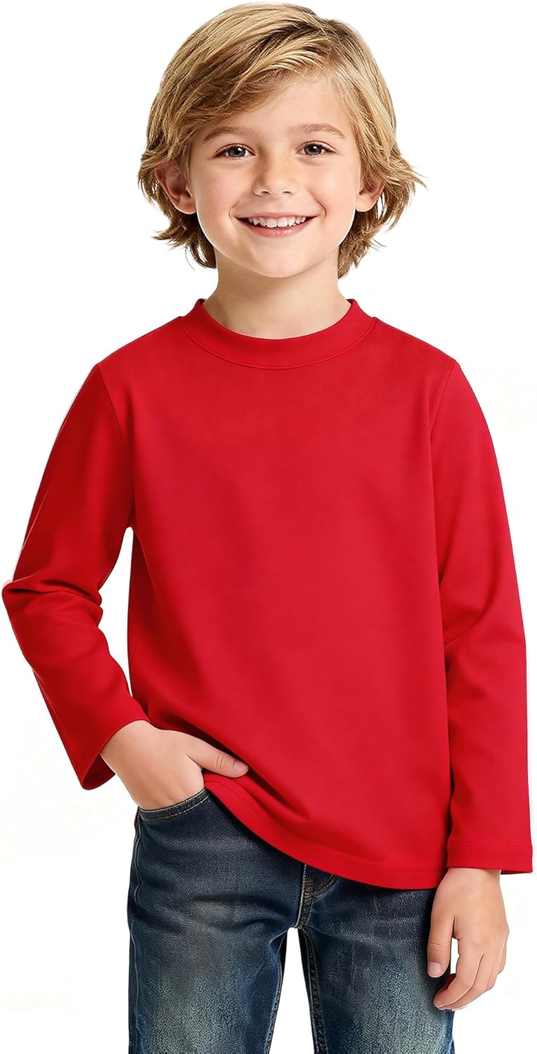 Magic Park 6M-14Y Baby Short Long Sleeve Tee Tops Toddler T-Shirt Kids Solid Color Shirts Boys Girls Casual Blouse - Image 2