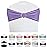 Maiangel Spandex Chair Sashes Bands 100PCS Stretch Chair Ties Bows with Buckle Slider for Wedding Party Banquet Decoration (Lavender)