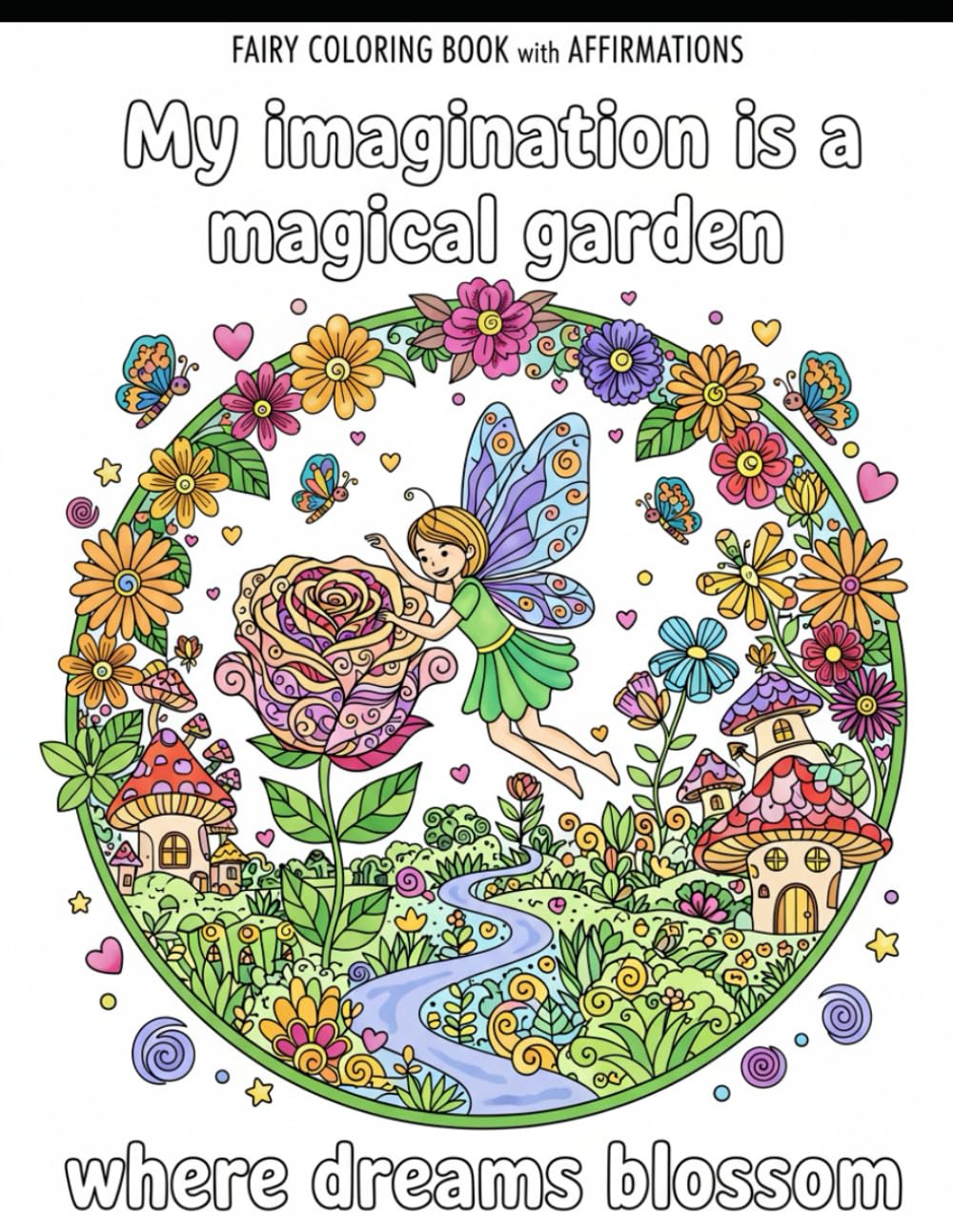 FAIRY COLORING BOOK with AFFIRMATIONS