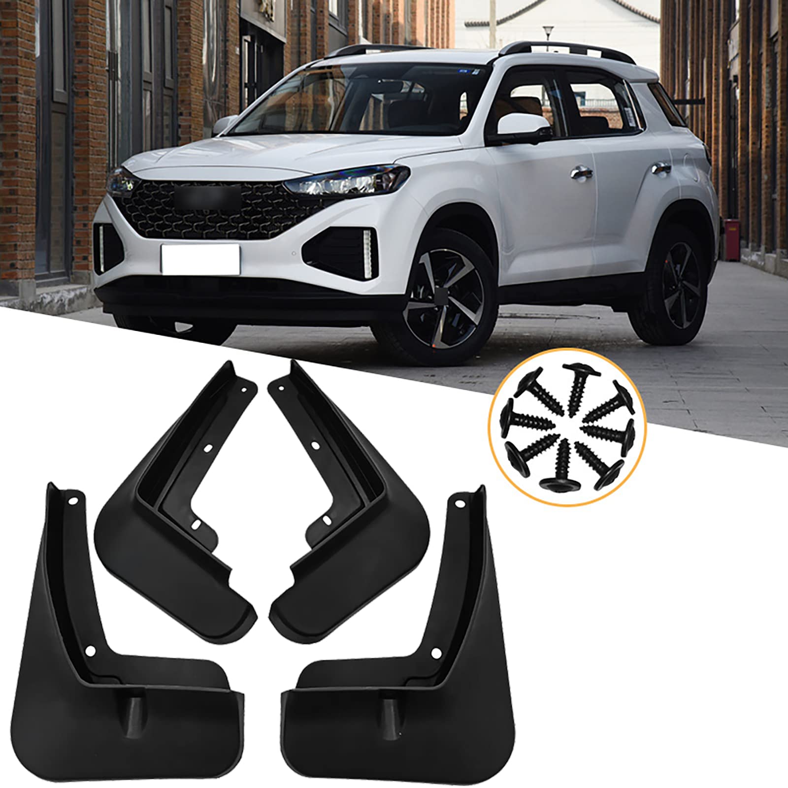 Garde-boue JONASC pour Hyundai IX35 2021 : kit anti-éclaboussures avant arrière