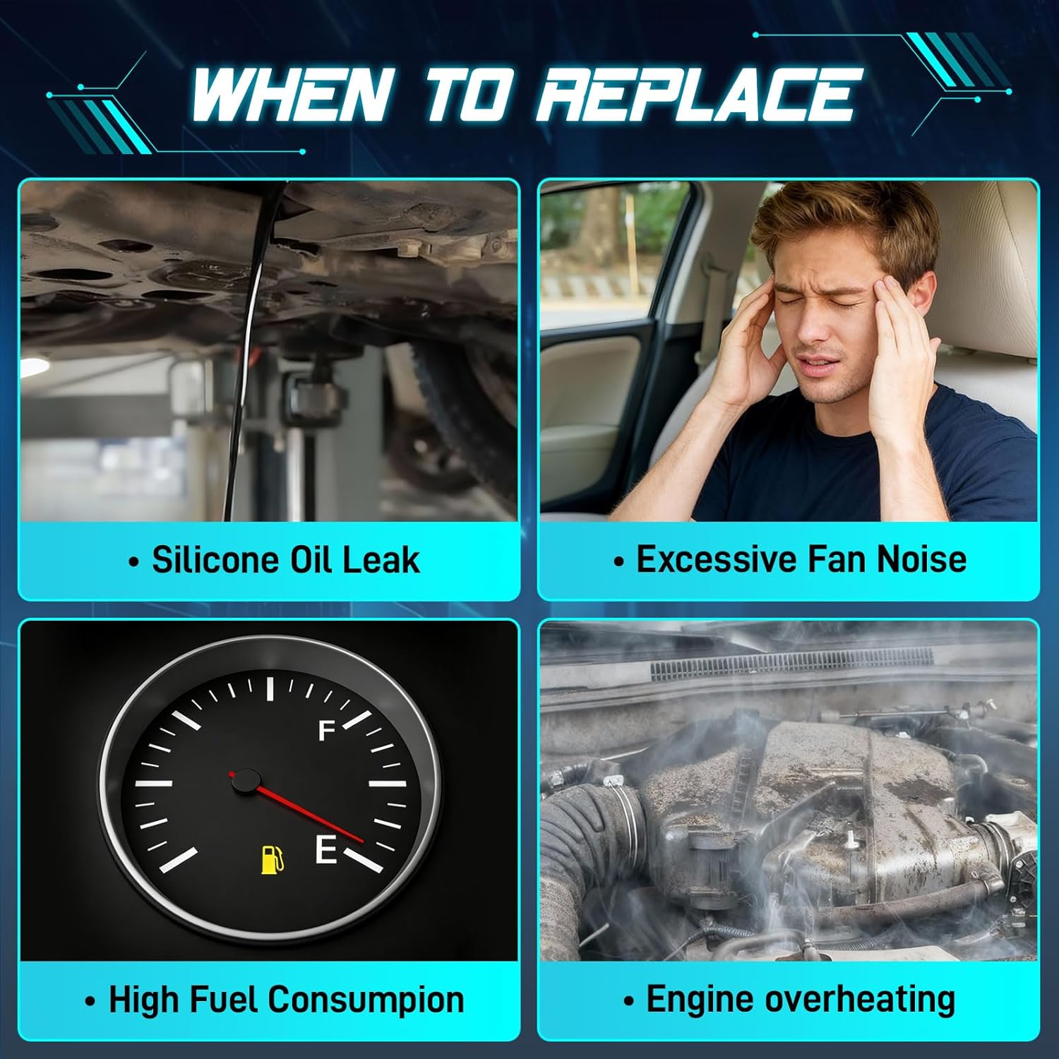 IRONTEK AW6038 Engine Water Pump Fit for Chrysler (2011-2017 200/2007-2010 Sebring), for Dodge (2008-2014 Avenger/ 2007-2012 Caliber), for Jeep 2014-2020 Cherokee, for Fiat 2016-2017 500X #5047138AC