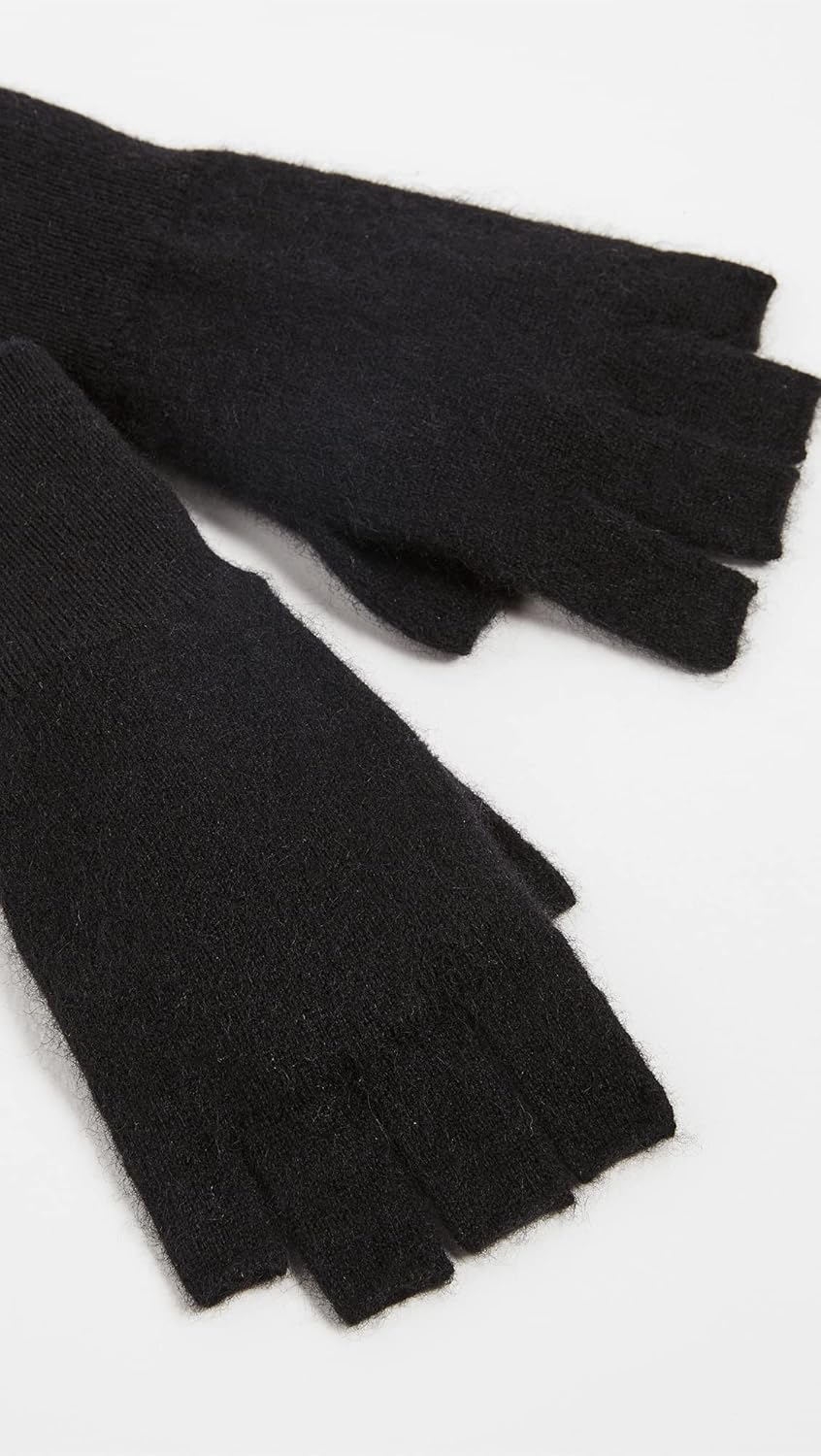 White & Warren Women's Cashmere Fingerless Gloves - Image 3