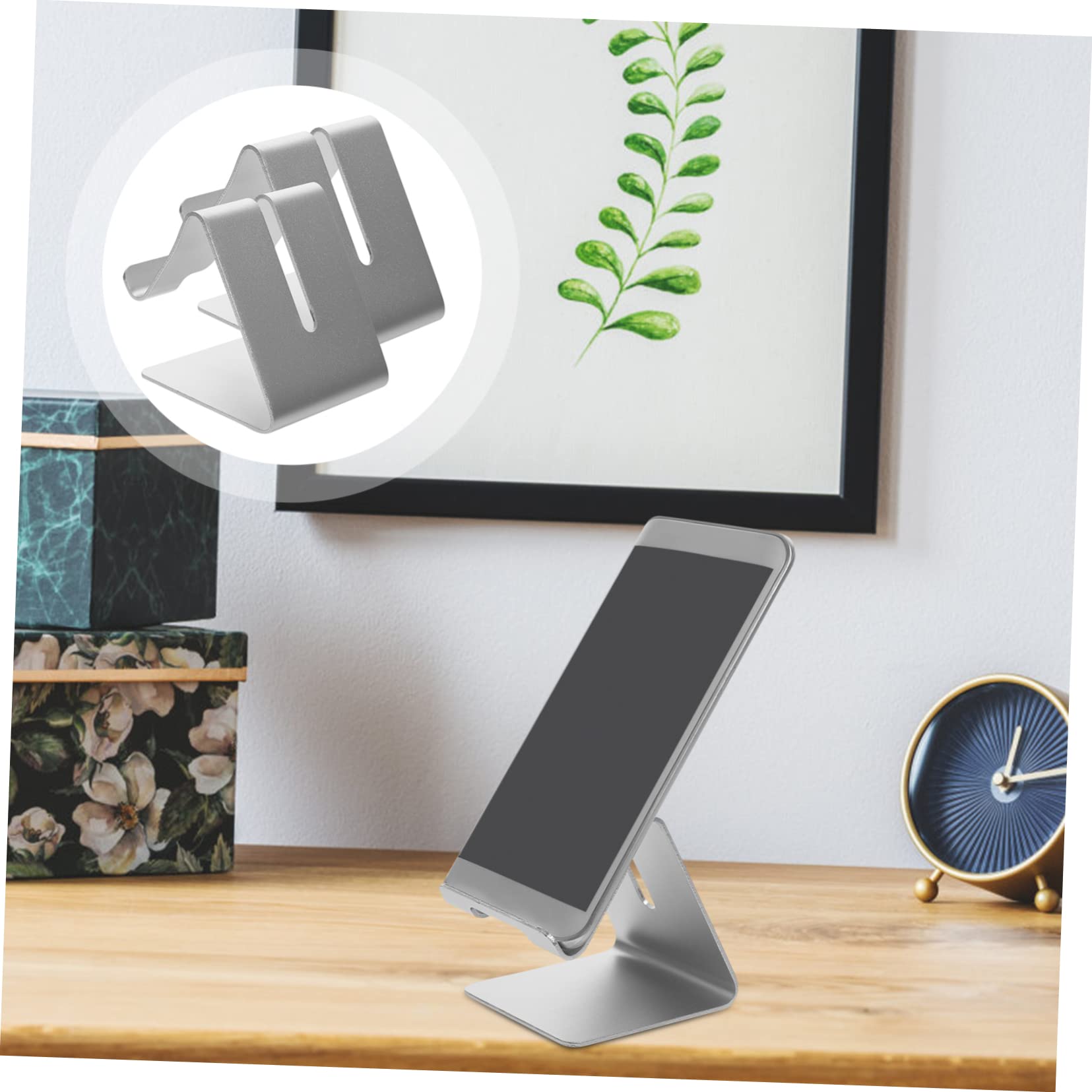 Angoily 6pezzi Supporto Telefonico Lega Di Alluminio Design Creativo e Leggero Per Ufficio e Casa Da Portatile Per Smartphone e Tablet
