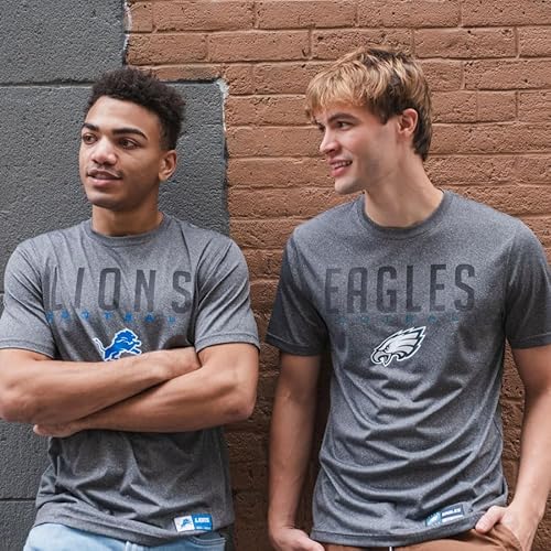 Ultra Game Men's Standard NFL Official Game Day T-Shirt, Heather Gray, Medium - Image 5