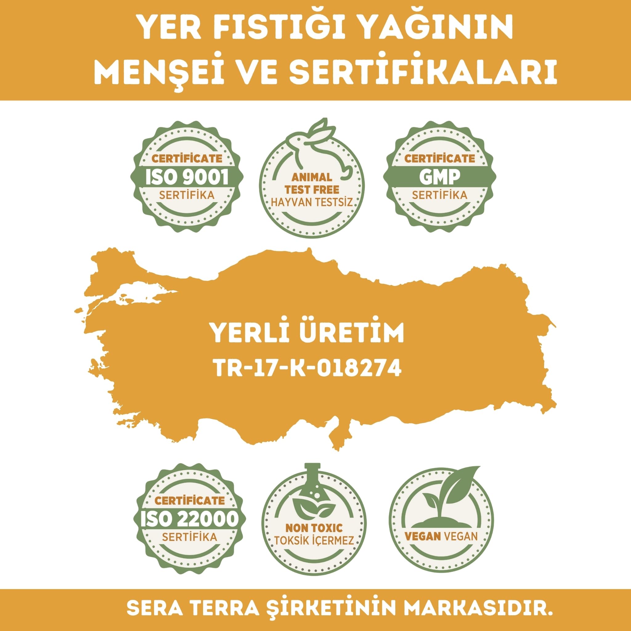 Yer Fıstığı Yağı 50 ml –%100 Doğal Besleyici & Dengeleyici