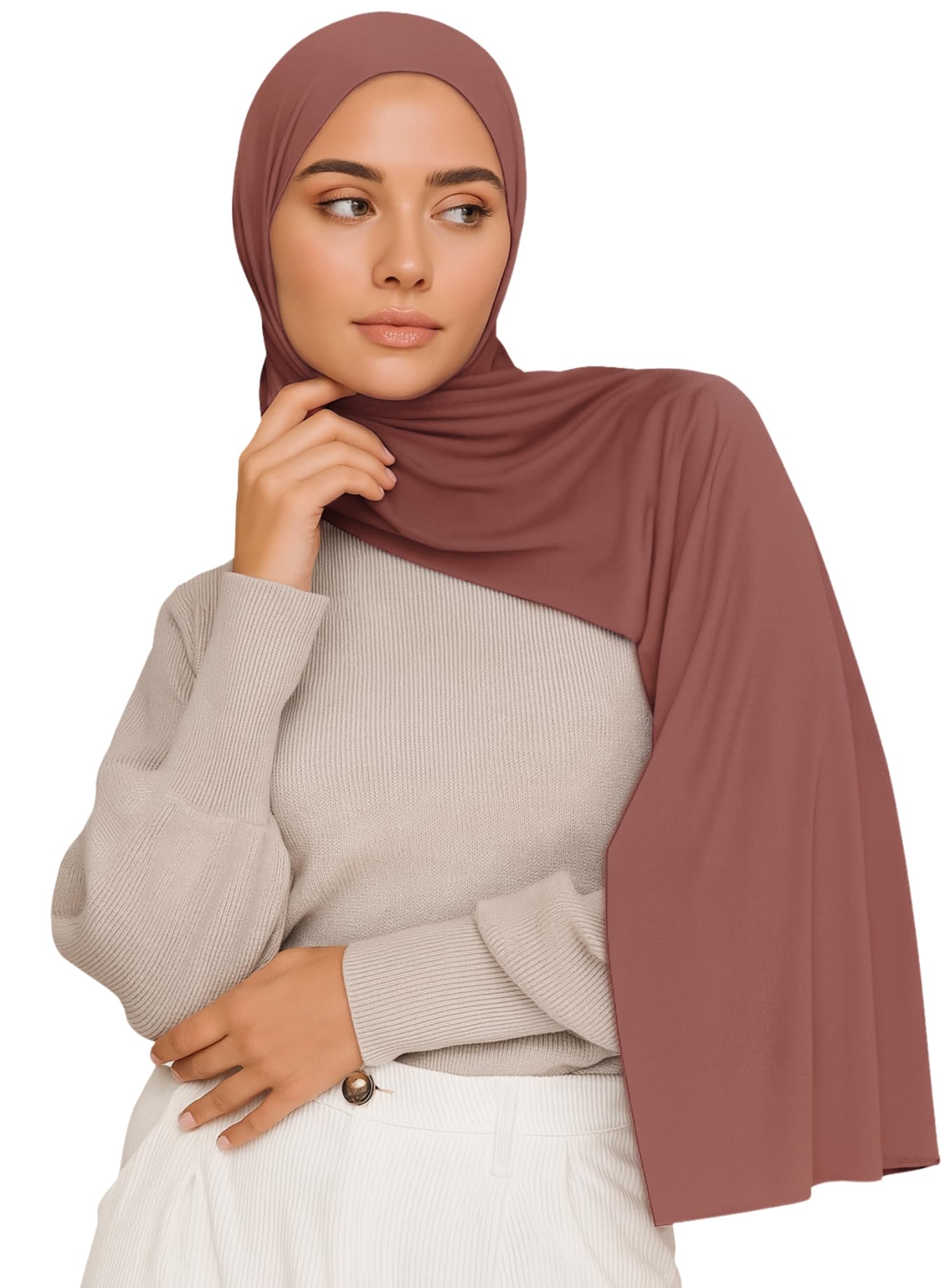 VOILE CHIC Premium Jersey Hijab Scarf For Women - Islamic Head Scarf Wrap Hijabs