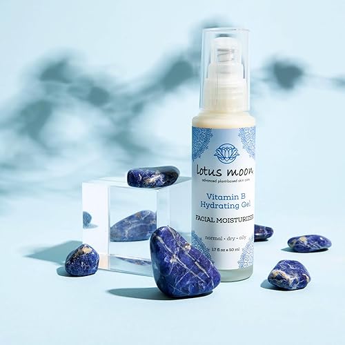 Miniatura 4 de Lotus Moon® - Gel hidratante de vitamina B | Suero de niacinamida, vitamina B3, ácido hialurónico, limpio, libre de crueldad, para todo tipo de