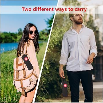 2 Pack EpiPen Carrying Case(Black)