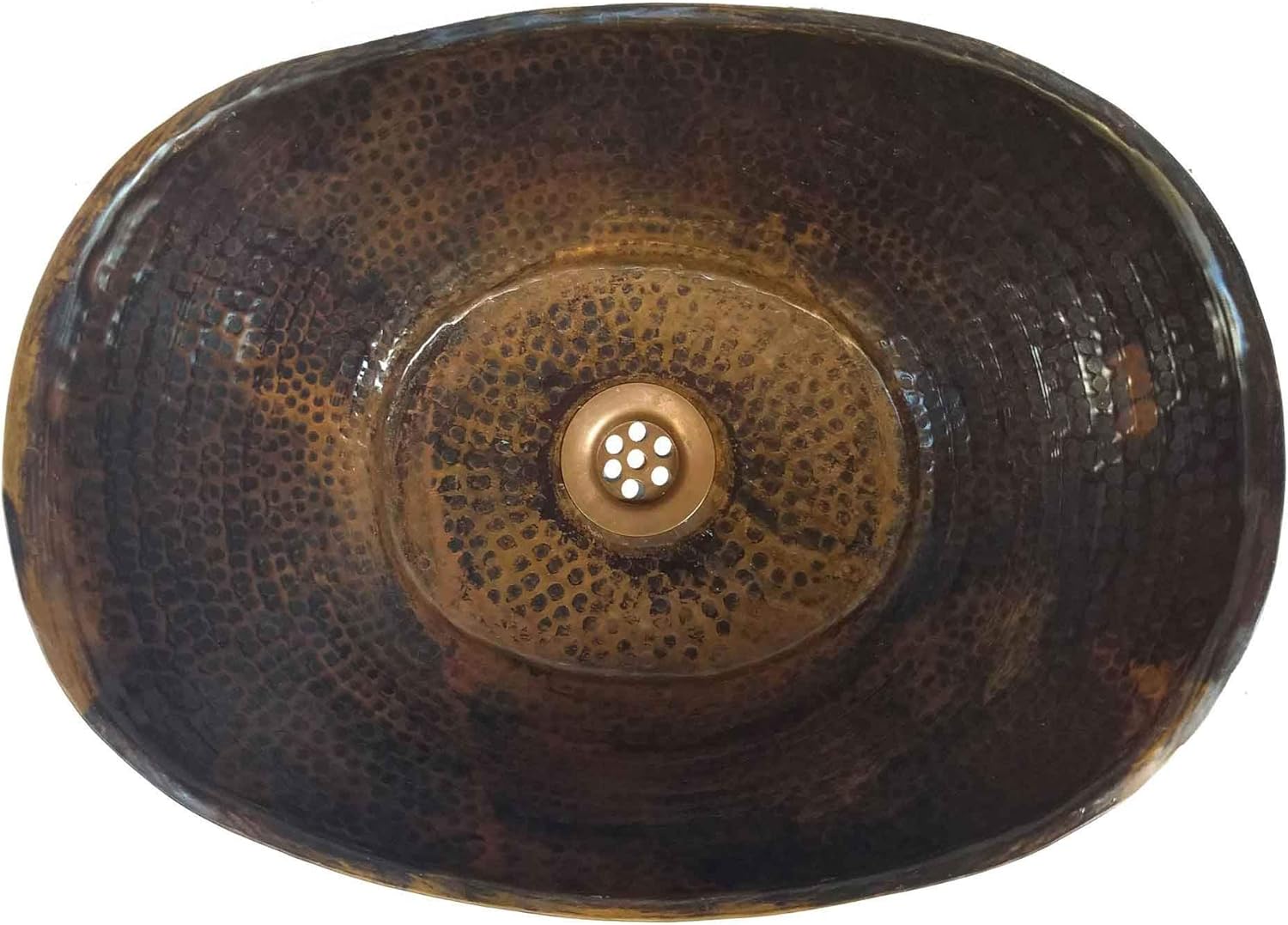 Oil Rubbed Antique Patina Copper Bathroom Boat Sink