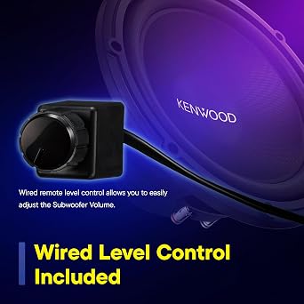 KENWOOD KAC-531 Class D Mono Power Amplifier 1000W High-Efficiency Bass Amplifier with Adjustable Controls and Advanced Protection