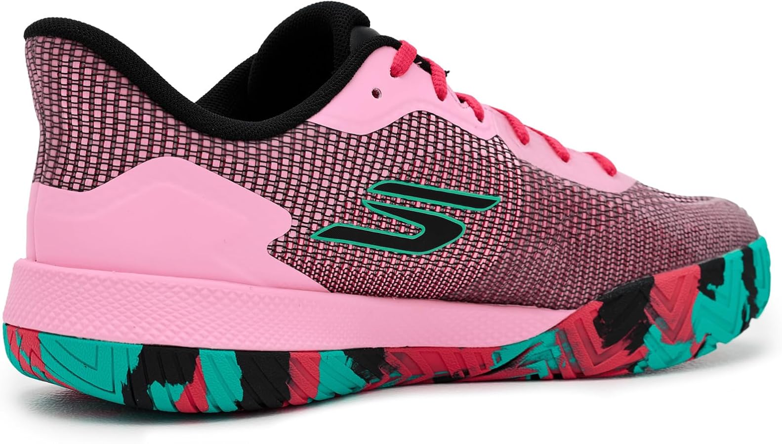 Skechers Men's Pickleball Viper Court Pro 2.0 Sneaker, Pink/Black