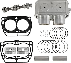 Silscvtt 92mm Cylinder Piston Gasket Kit Replacement For Polaris Ranger Scrambler Sportsman 500