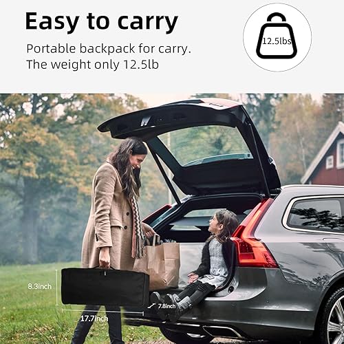 Miniatura 5 de Red de práctica de béisbol y softbol, 7 x 7 pies, red de entrenamiento de béisbol portátil de alta resistencia para golpear bateo, atrapar lanzar