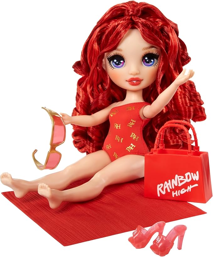 Muñeca Rainbow High Swim & Style Ruby 28 cm miniatura 6