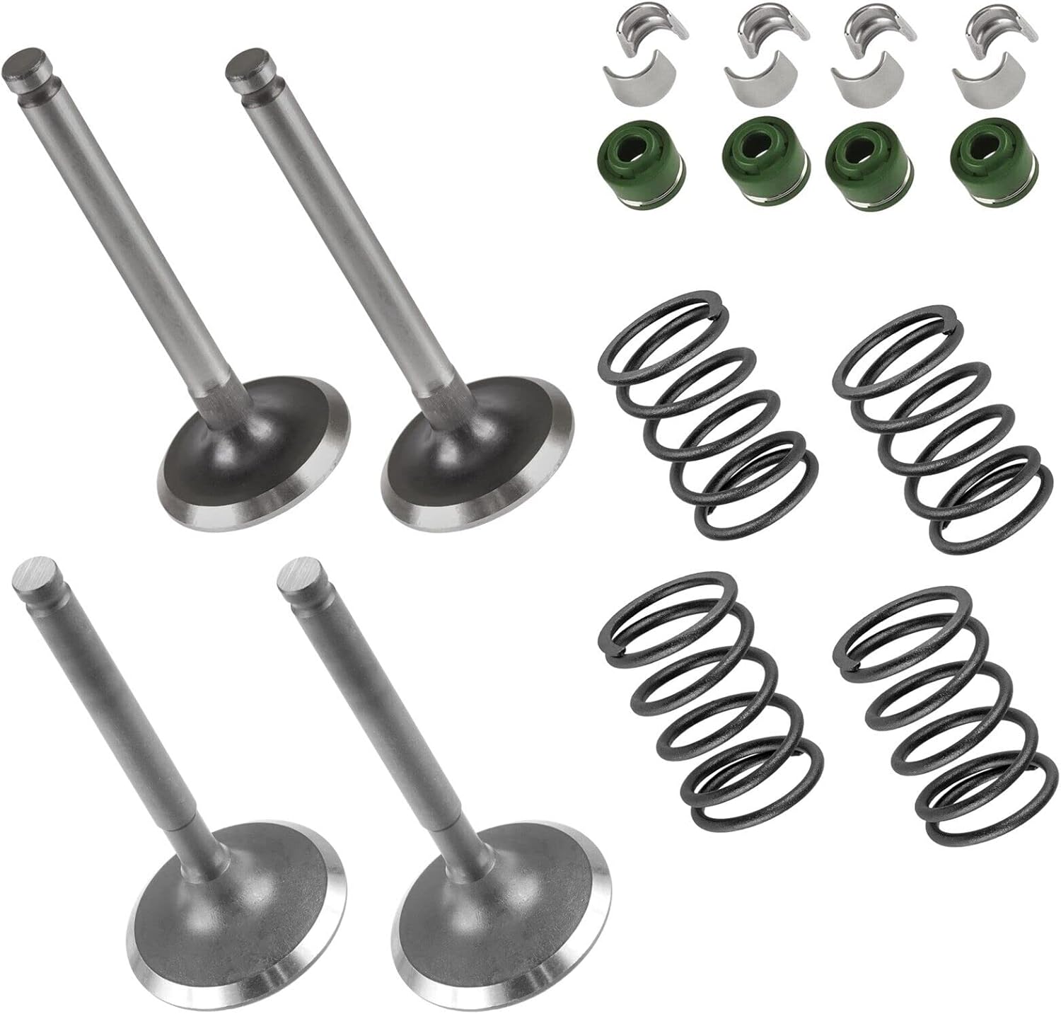 Caltric Exhaust and Intake Valve Kit compatible with