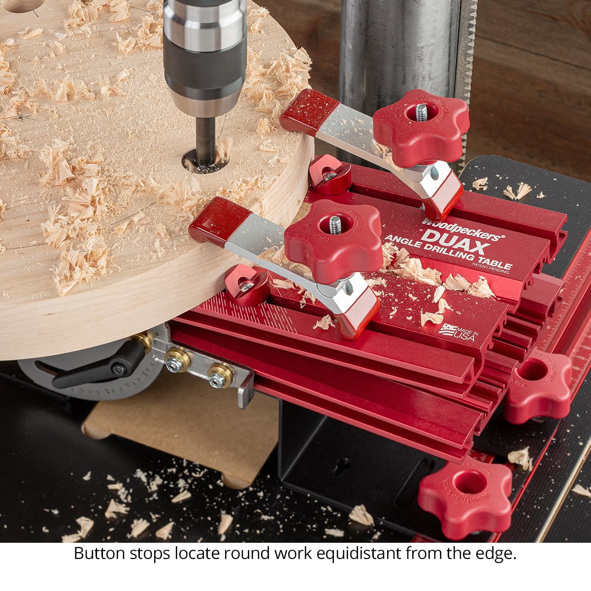 Woodpeckers DUAX Angle Drilling Guide, USA-Made Dual-Axis