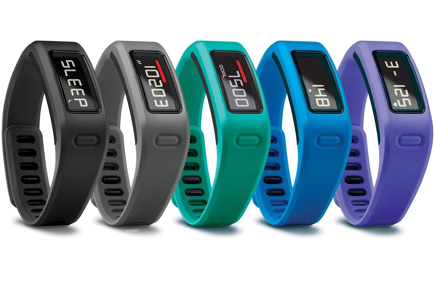 Garmin Vivofit - Bracelet d'activité connecté avec écran - 1 an d'autonomie - Ceinture Cardio-fréquencemètre Inclus - Noir