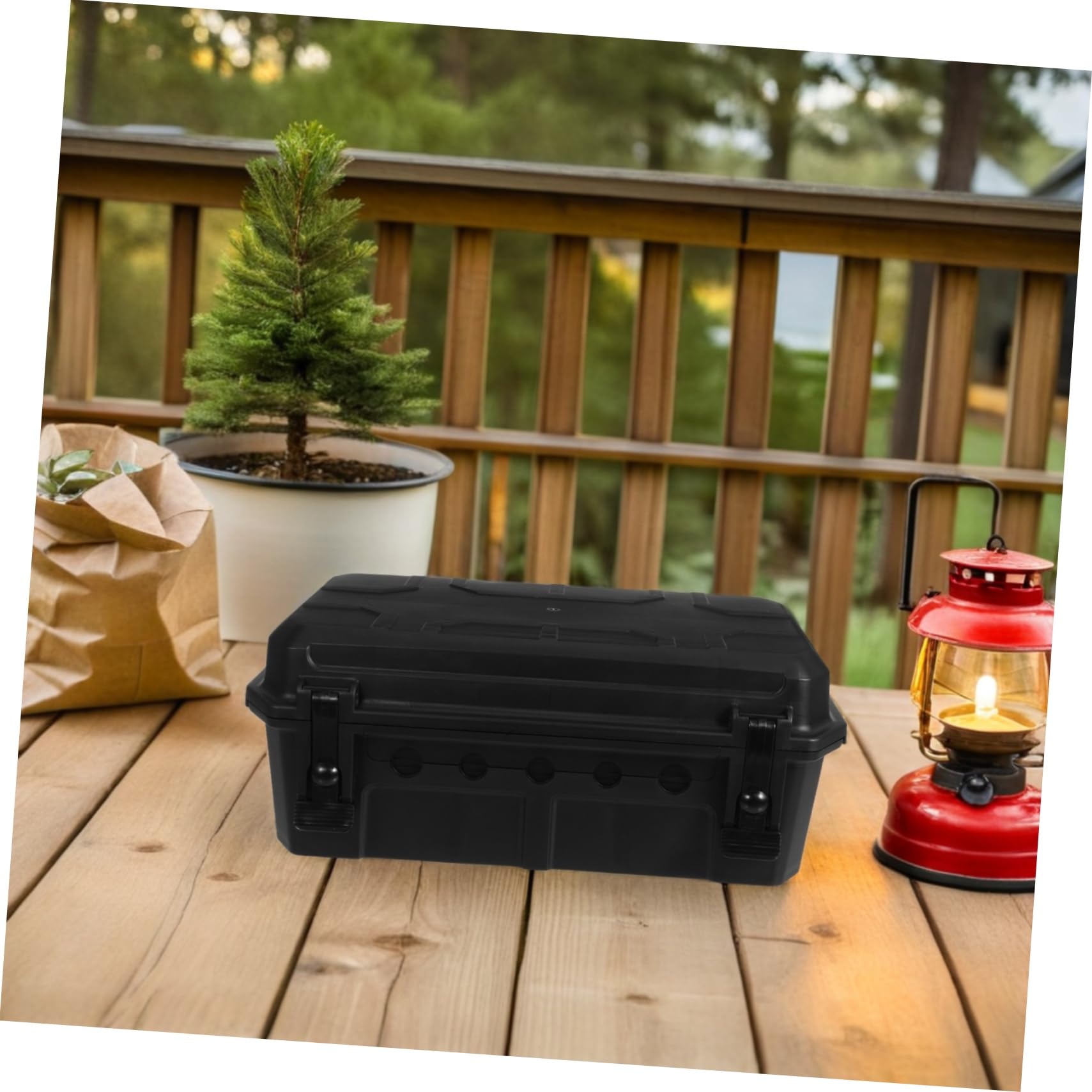 Cabilock Caja Eléctrica Exterior Para Jardinería Calentadores De Patio y Luces De Cadena Conector De Unión Resistente Intemperie