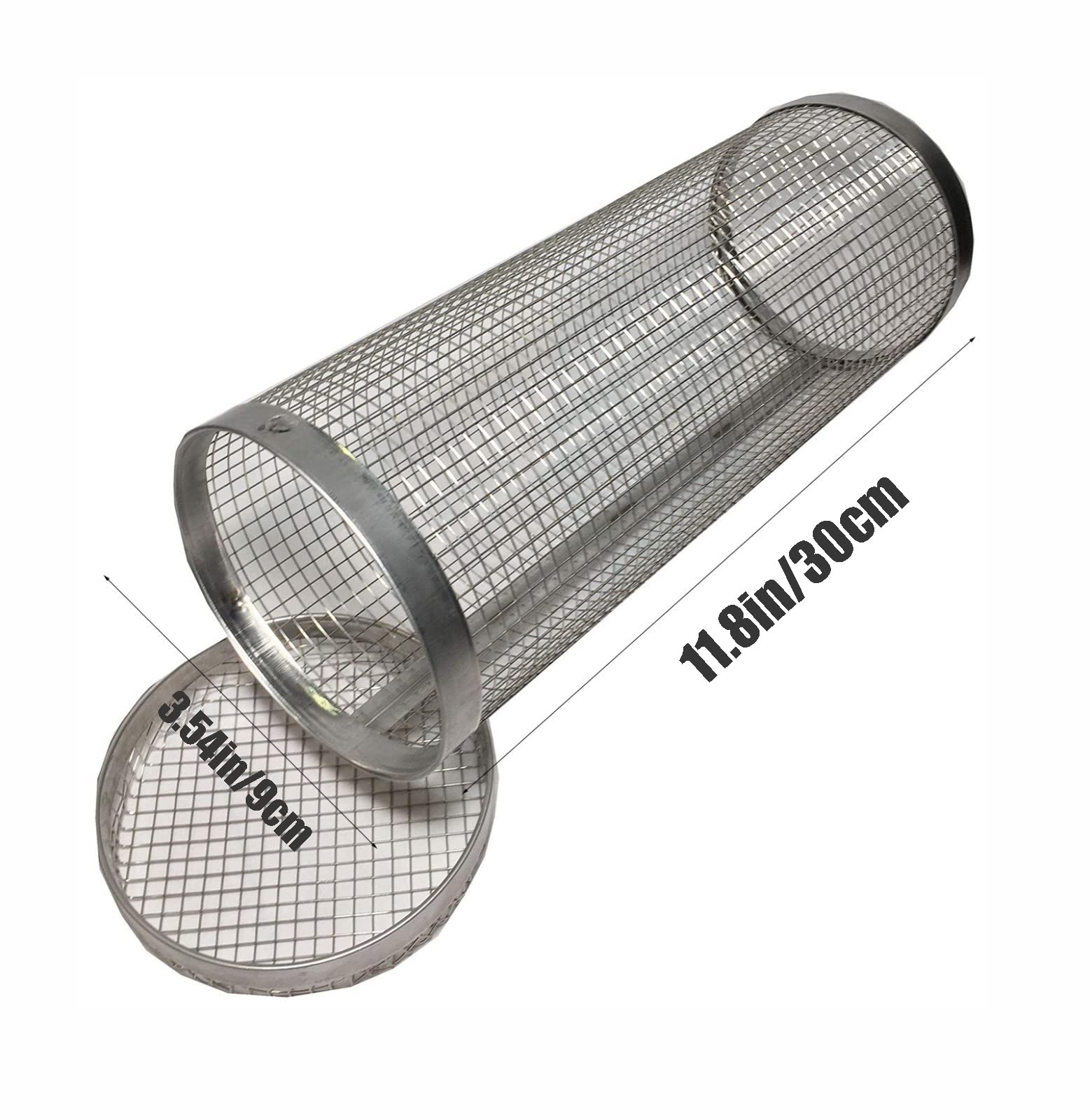 Cesta para asar con ruedas, Cestas para parrilla con ruedas para parrilla al aire libre Cesta para barbacoa Asador, Parrilla para barbacoa redonda al aire libre Parrilla para barbacoa portátil para