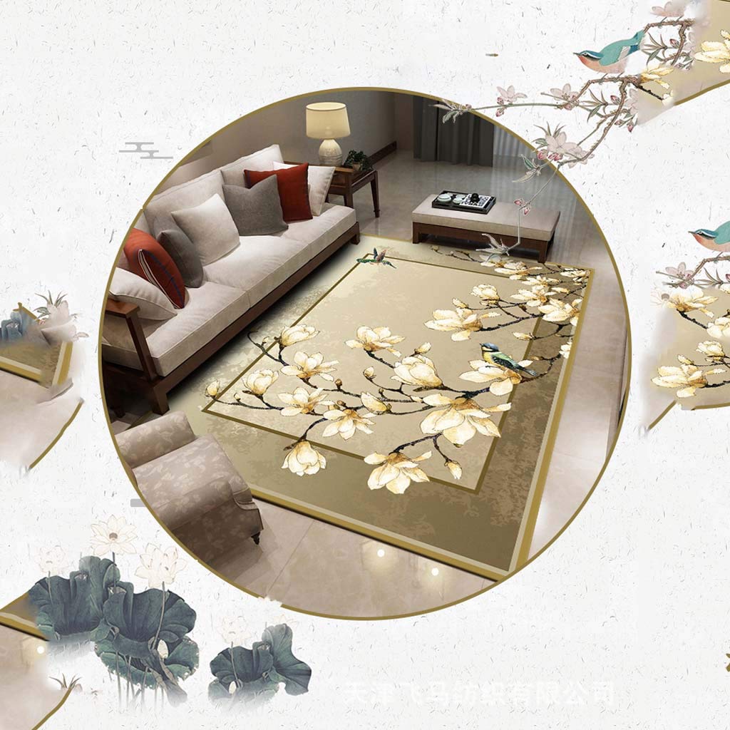 Tapis salon moderne 180x280cm, la solution contre les sols froids et les pièces vides