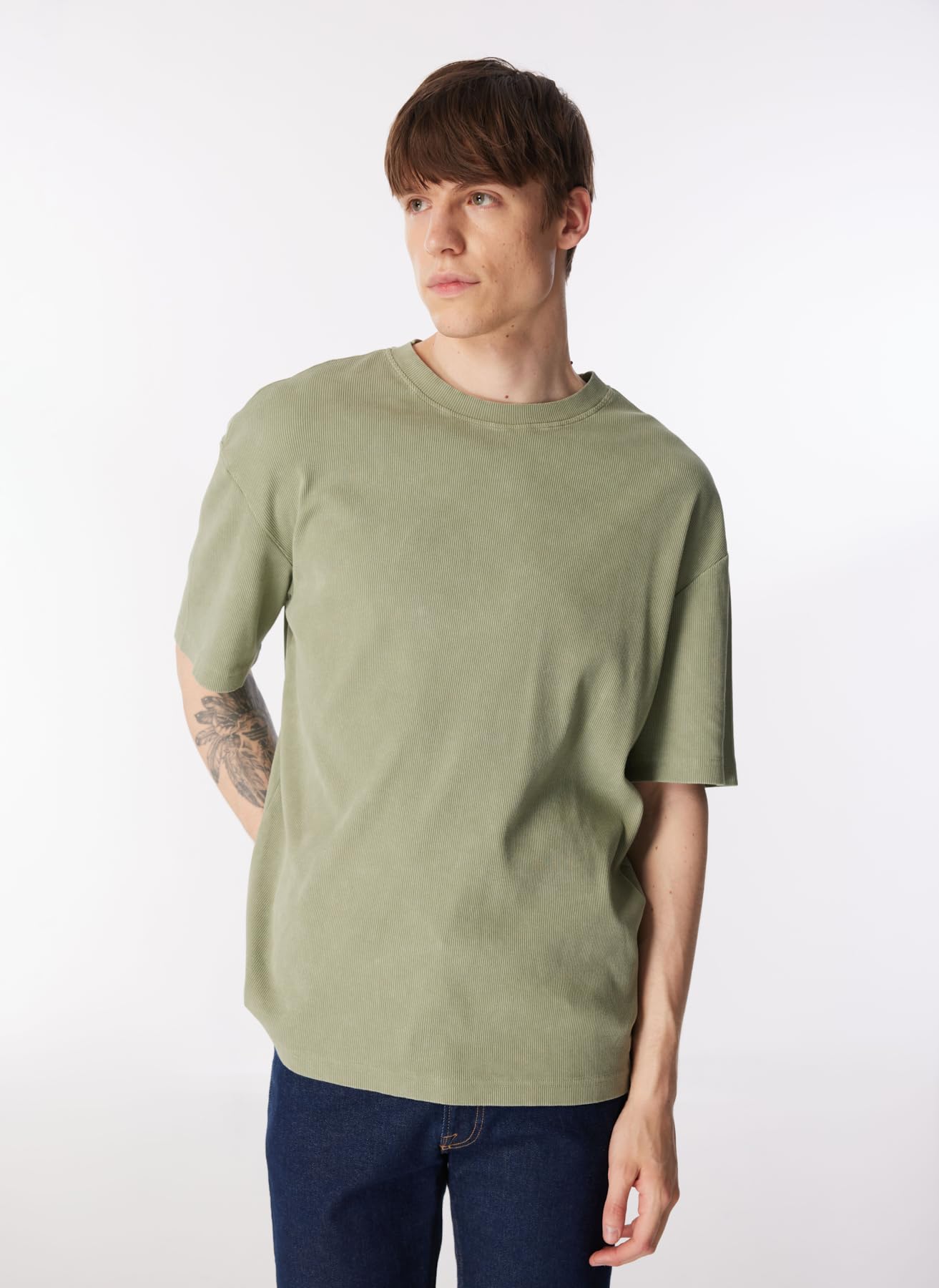 Bisiklet Yaka T-shirt L241569 T-shirt Erkek