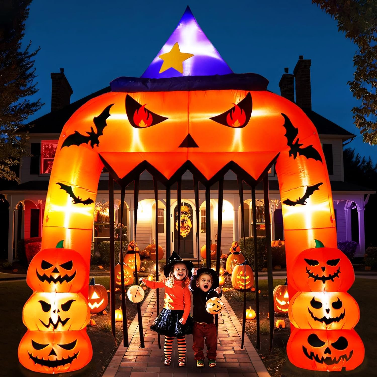 Zucca Halloween Decorazioni Lanterna,3 Pezzi Zucche Halloween Luminose Decorative Candele Led,Decorazioni Autunnali Zucche Lumini Esterno Interno Giardino,Lanterne Da Interno Da Arredo