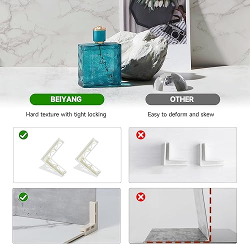 Miniatura 6 de BEIYANG Fondo de fotografía de doble cara de 2 piezas, superficie de fondo de fotografía de cemento de mármol de 16 x 16 pulgadas, tablero de fotos