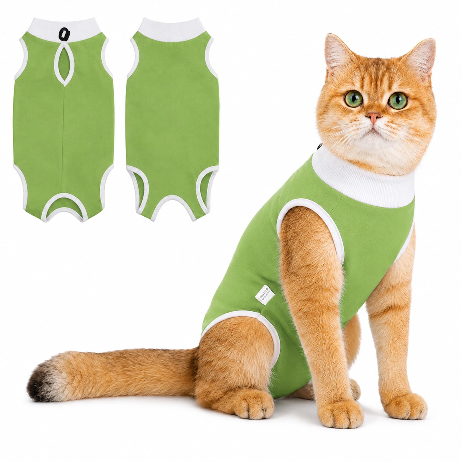 Cat Recovery Suit, Post-Surgery Onesie, E-Collar Alternative, Breathable