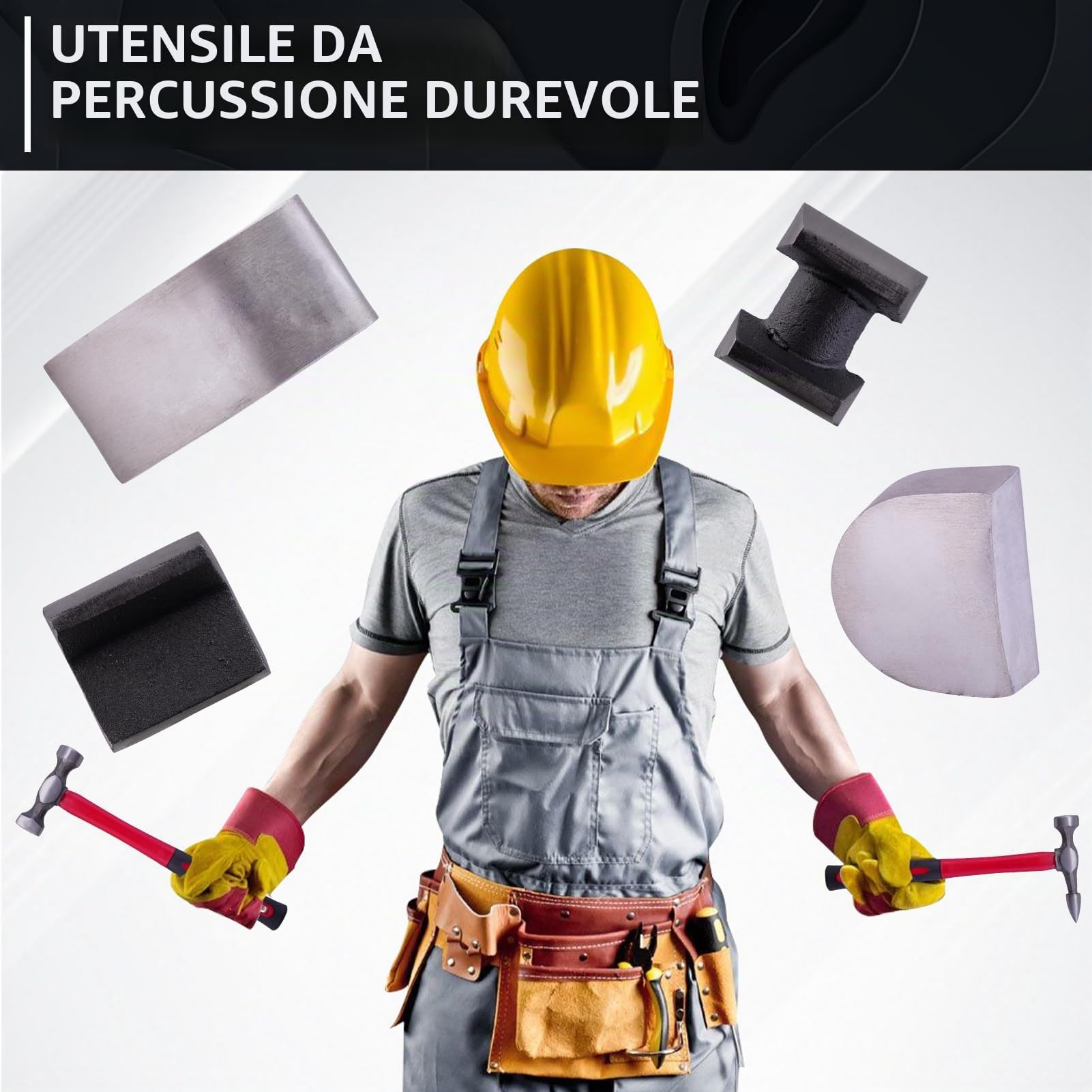 7 Pezzi Set di Riparazione per Carrozzeria, Set di Riparazione Corpo, Attrezzi da Officina Riparazione fai da te per Auto Camion