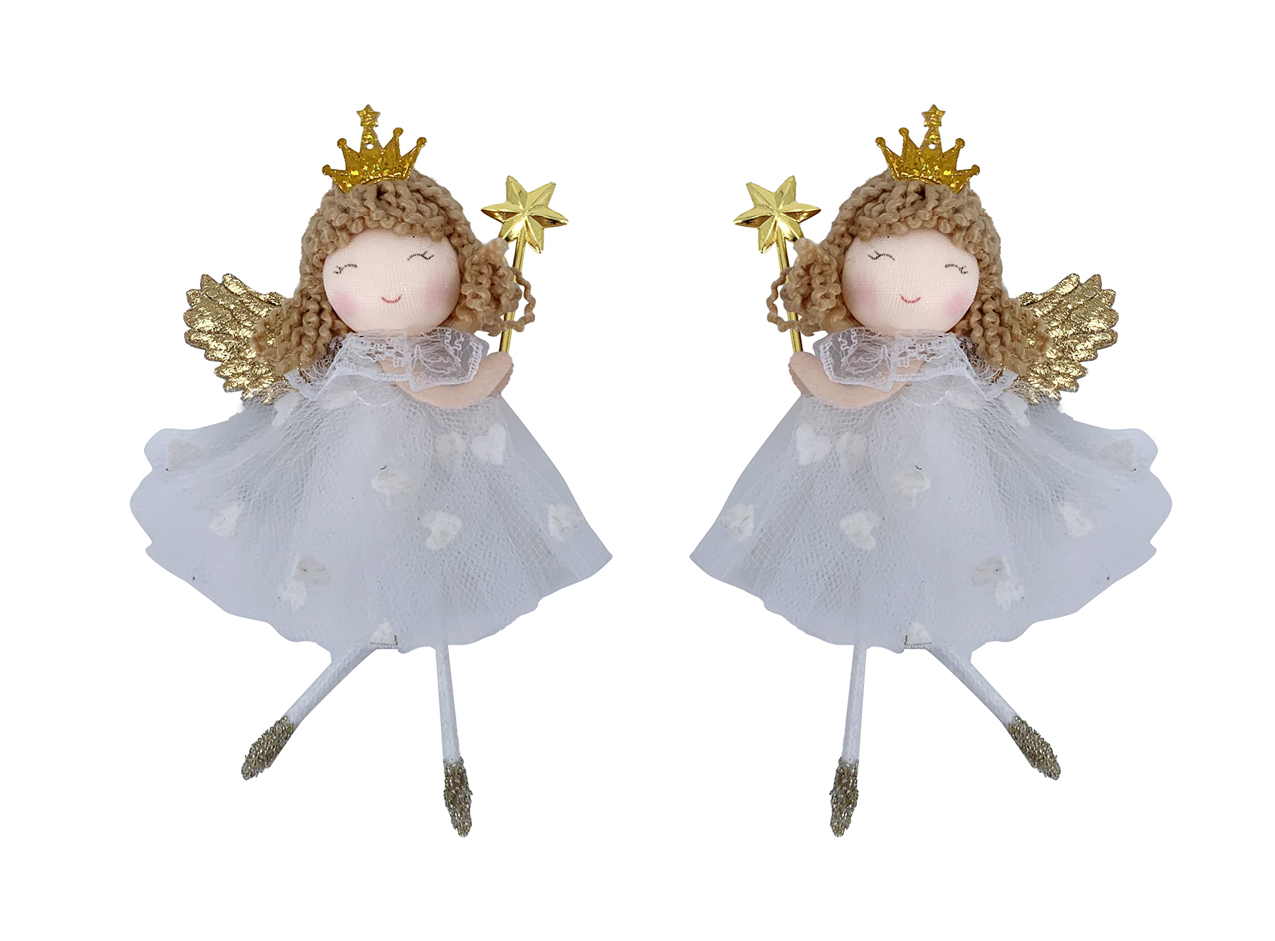 Christmas Hanging Angels Assorted 2Pcs/Pk